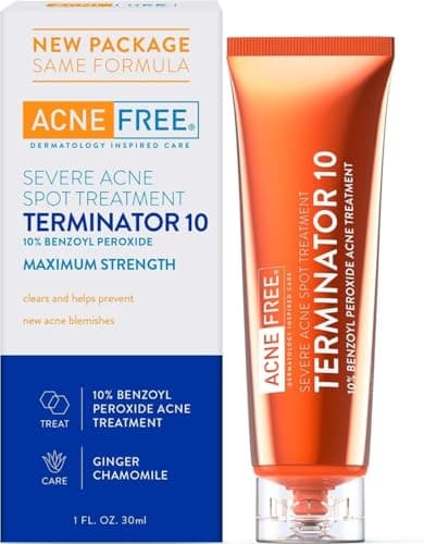 AcneFree Terminator 10 Acne Spot Treatment (10% Benzoyl Peroxide)