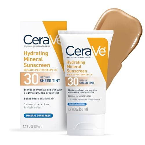 CeraVe Hydrating Mineral Sunscreen Face Sheer Tint SPF 30