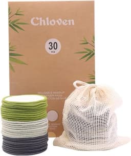 Chloven Reusable cotton rounds (30-pack)